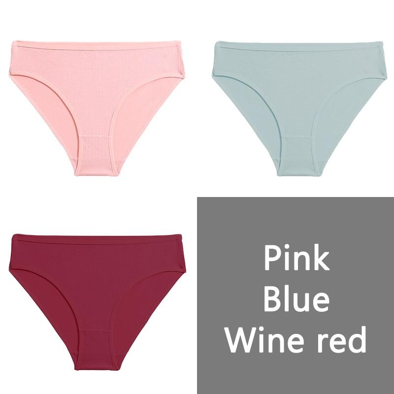 FINETOO Хлопковые трусики S-XL, женские трусы с низкой посадкой, женское удобное нижнее белье, модные жаккардовые трусики, нижнее белье, 3 шт.