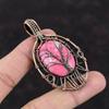 Tree Of Life Thulite Pendant Copper Wire Wrapped Pendant Thulite Jewelry Gemstone Pendant Copper Wire Jewelry Handmade Pendant Wedding Gift