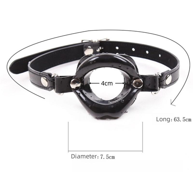 Lips Ring Open Mouth Gag Silicone Ball BDSM Bondage Slave Flirting Restraint Erotic Sex Toy for Couples Adult Games