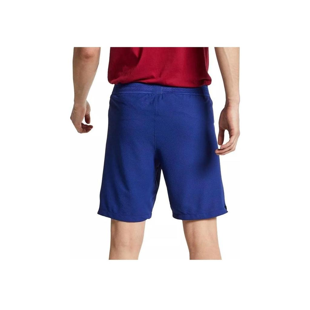 Nike Logo Animal Pattern Barcelona Player Edition Summer Elastic Waist Sports Shorts Men Shorts Blue AJ5285-455