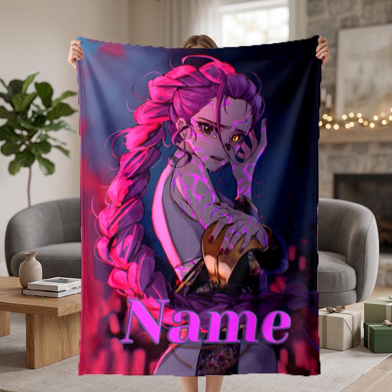 rumi Custom Flannel Blankets Soft Warm Cozy Throws for Home Decor Holiday Gifts