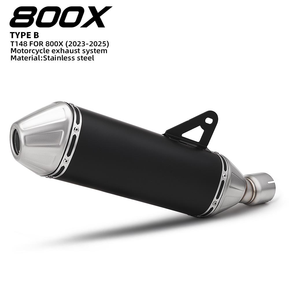 Для мотоцикла 800X модифицированная выхлопная система с глушителем из нержавеющей стали с DB-киллером для KOVE 800X/800X Rally