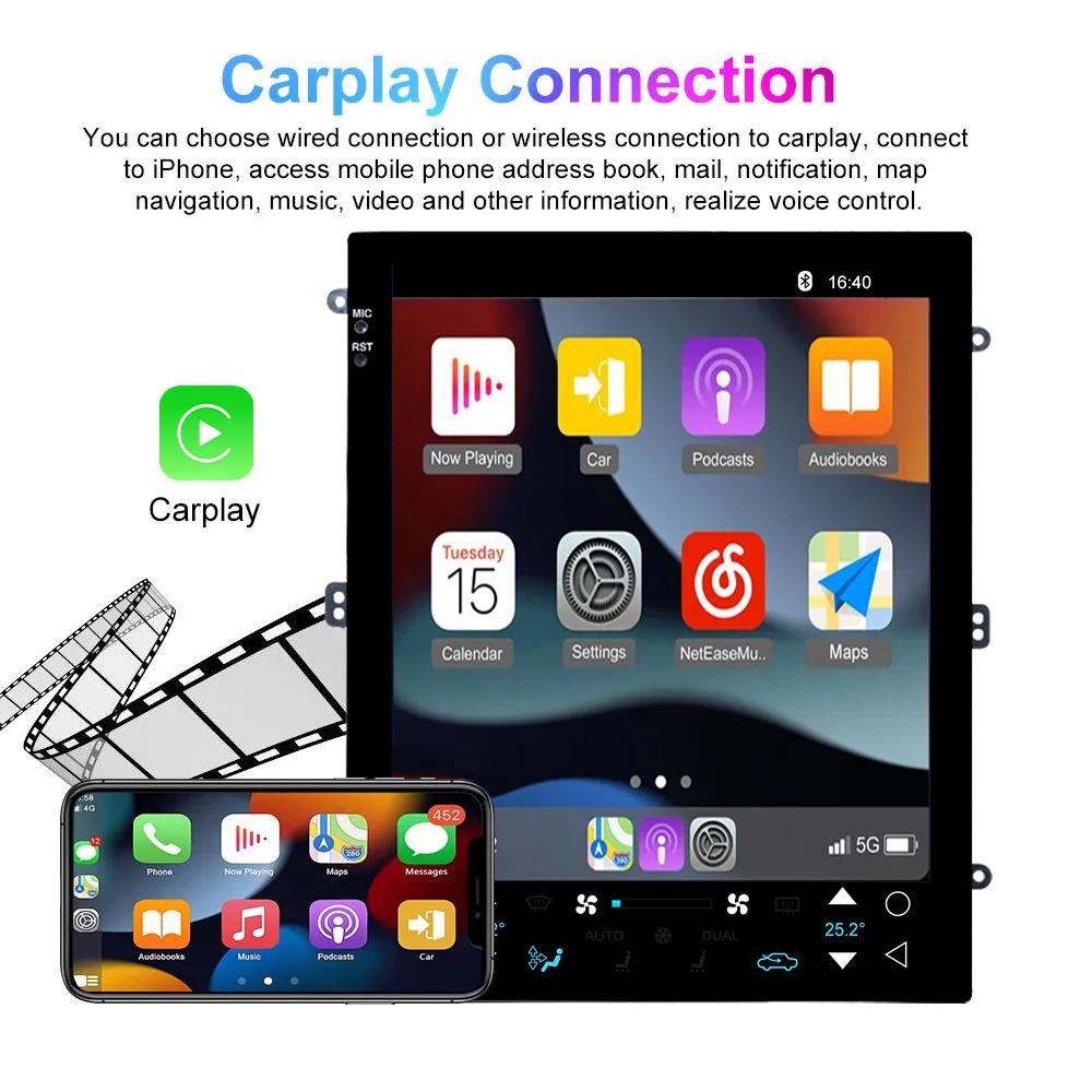 2Din Android Car Radio Intelligent System for Skoda Octavia 2013-2018 for Tesla Carplay DSP WIFI BT Car Multimedia Video Player