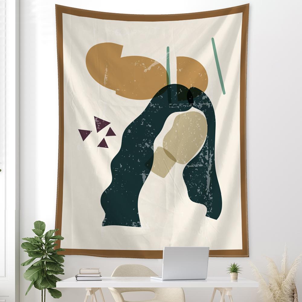 Абстрактная иллюстрация гобелен настенный гобелен колдовство таинственный минималистский хиппи фон ткань домашний декор