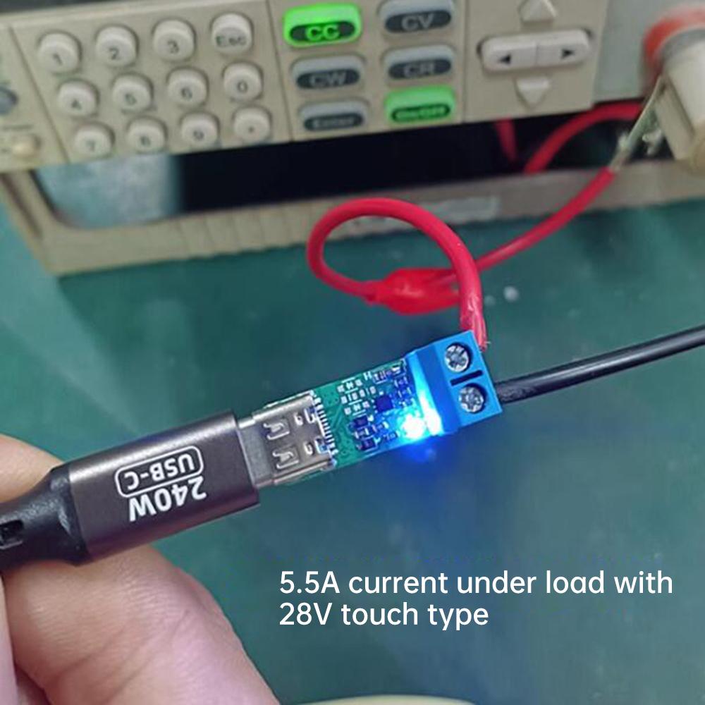 Модуль-триггер быстрой зарядки USB Type-C PD3.1, плата-приманка PD, быстрая зарядка 28В/36В/48В, модуль повышения мощности Power Delivery