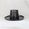 Black Plastic Watering Pot With Thick Mesh Base For Indoor Water Plant Growing