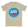 Aufkleber AfD Logo Cotton TShirt For Man Summer  Vintage T Shirts ONeck Novelty Tees Oversized Printed Tops