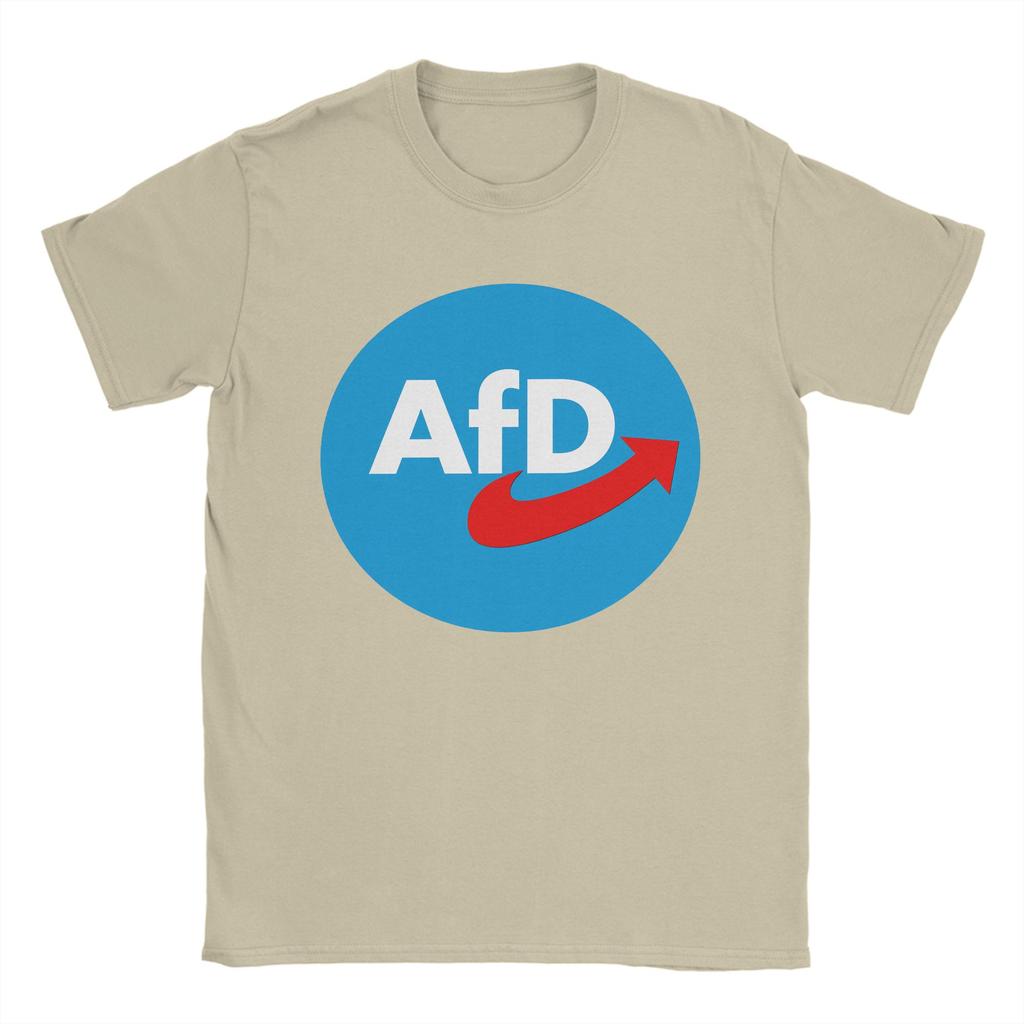 Aufkleber AfD Logo Cotton TShirt For Man Summer Vintage T Shirts ONeck Novelty Tees Oversized Printed Tops