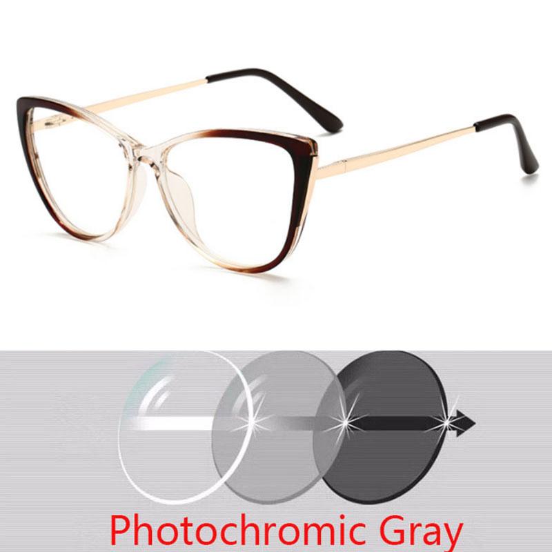 Cat Eyes Finished Myopia Glasses Women Men Cat Eye Nearsighted Eyewear Student Glasses Diopters Minus -1.0 -1.5 -2.5 To -6.0