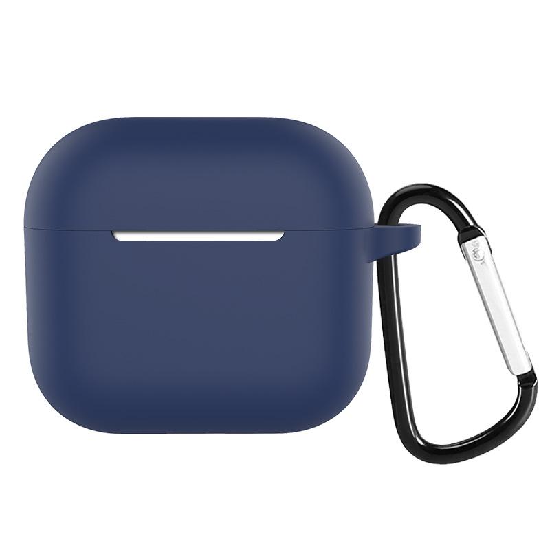 Для apple airpods 3 2022 защитный чехол для наушников силиконовый чехол милый силиконовый чехол однотонного цвета для apple airpods 3 2022
