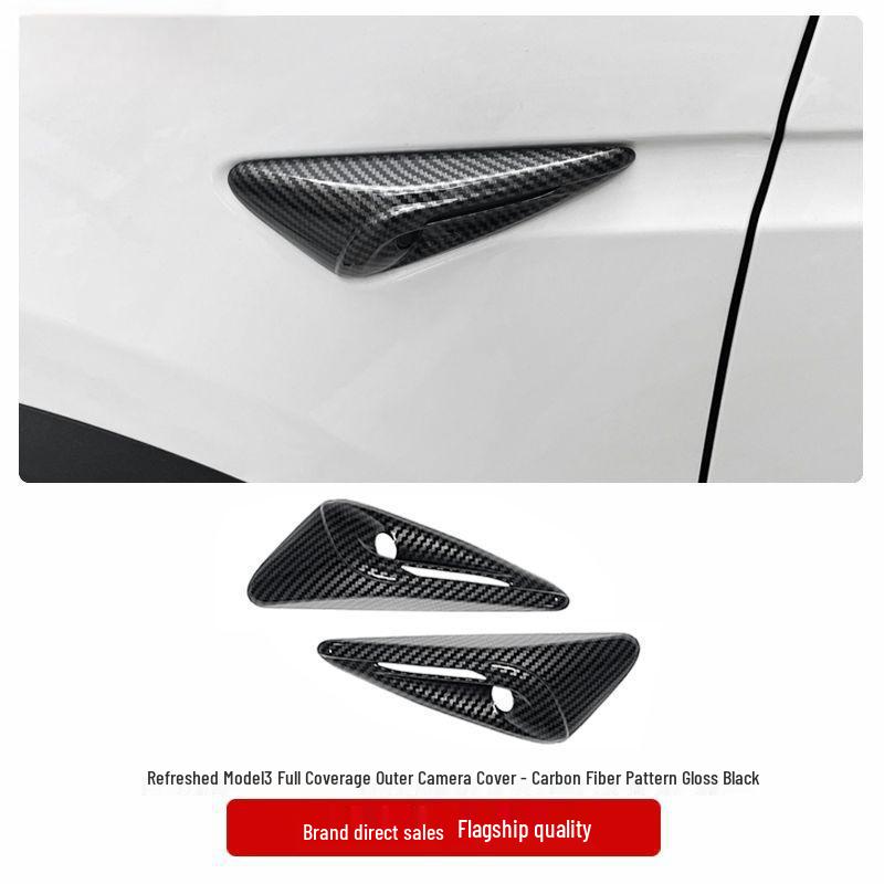 Защитная крышка боковой камеры и защита крыла для Tesla Model Y/3 (Издание 2025 г.)