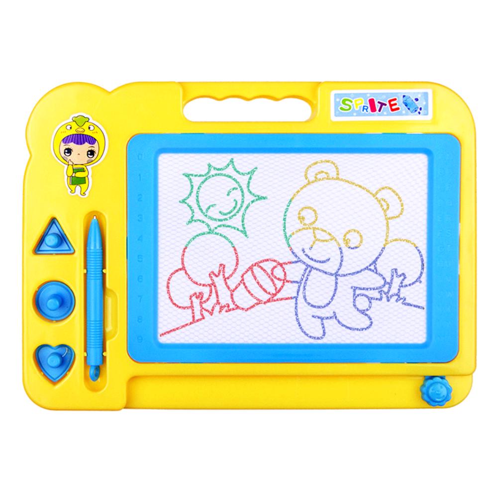 1x Kids Magnetic Drawing Board Sketch Pad Doodle Writing Painting Graffiti Educational Toys Random C