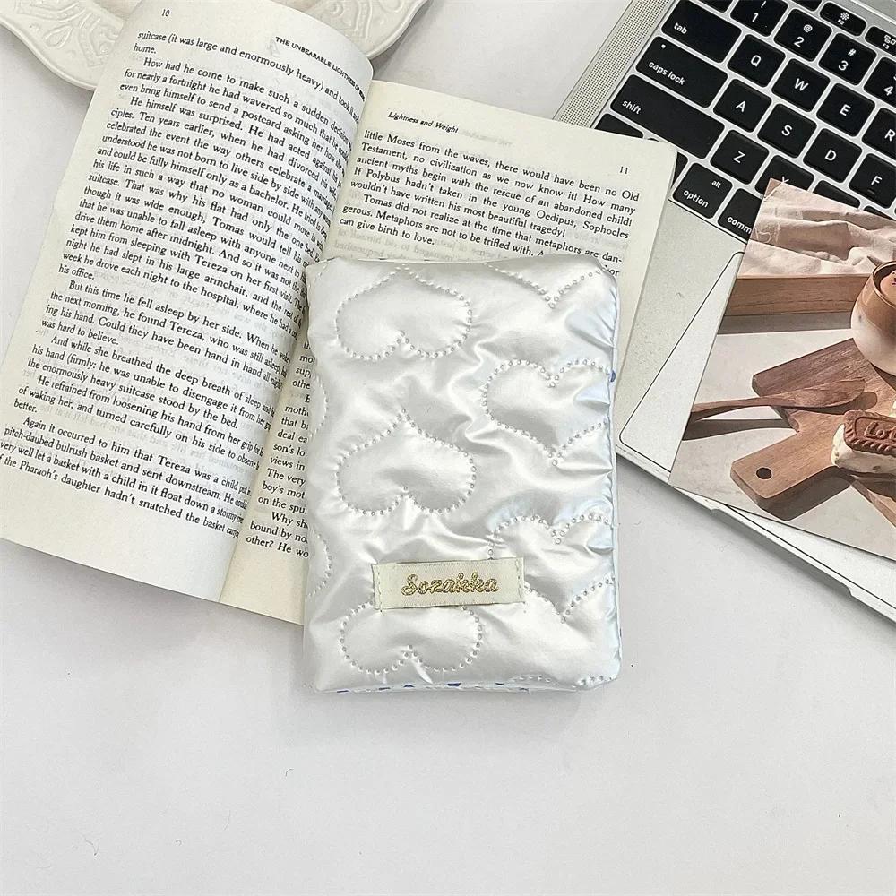 Korean Heart Bow Passport Holder Women Cute Travel Ticket Document Id Card Holder Passport Cover Case Travel Accessories