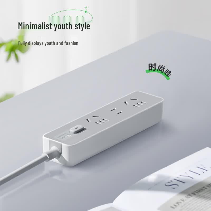 Bull GN-Z1121T 3-Outlet Power Strip with Master Switch CN plug (adapter included)