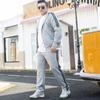 Мужской спортивный костюм Толстовки с капюшоном Куртка Брюки Комплект из 2 предметов для бега Мужская спортивная одежда Осенние мужские комплекты Спортивные штаны Очень большого размера 9xl