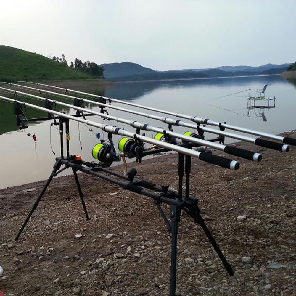 Беспроводная цифровая светодиодная сигнализация для рыбалки, 4 сигнализатора поклевки + 1 приемник с ЖК-экраном