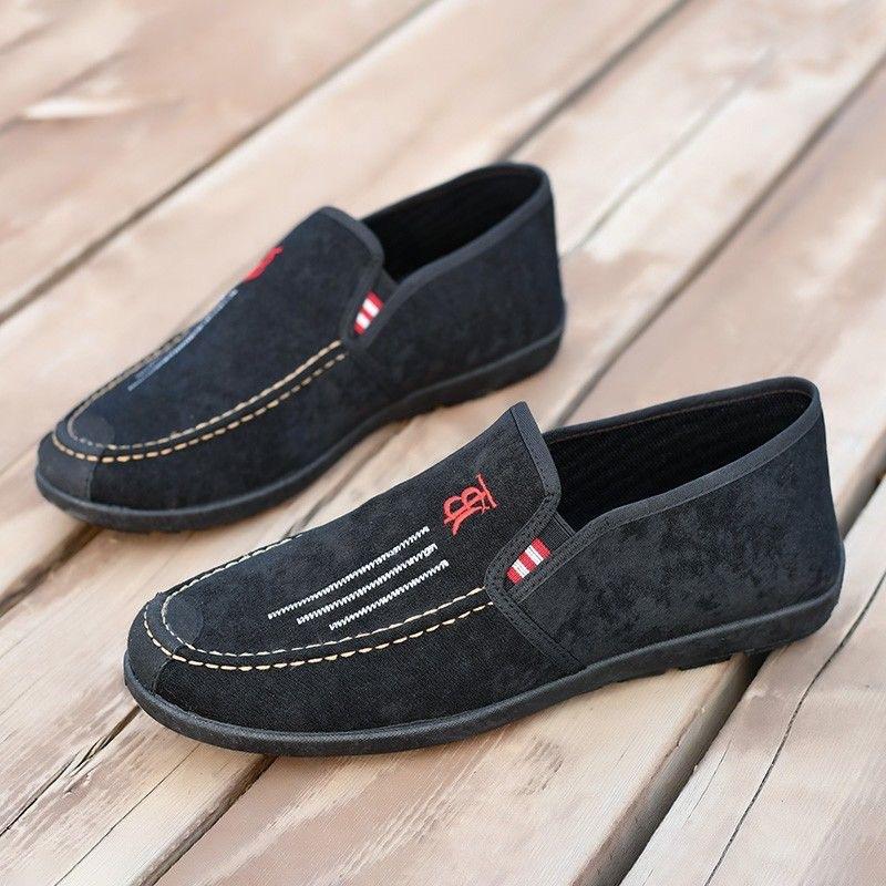 Весна и осень, новейшая мягкая подошва, легкая и дышащая спортивная обувь, хит продаж, мужская мода, повседневная обувь без застежек