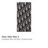 DIOR Fabric Wallet Women's Denim Blue 2OBBC002YSE-H05E