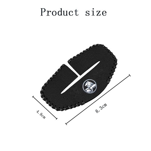 2pcs Car Seat Belt Buckle Cover Leather Protector Anti-collision Case For Holden Captiva Commodore VY VE Colorado