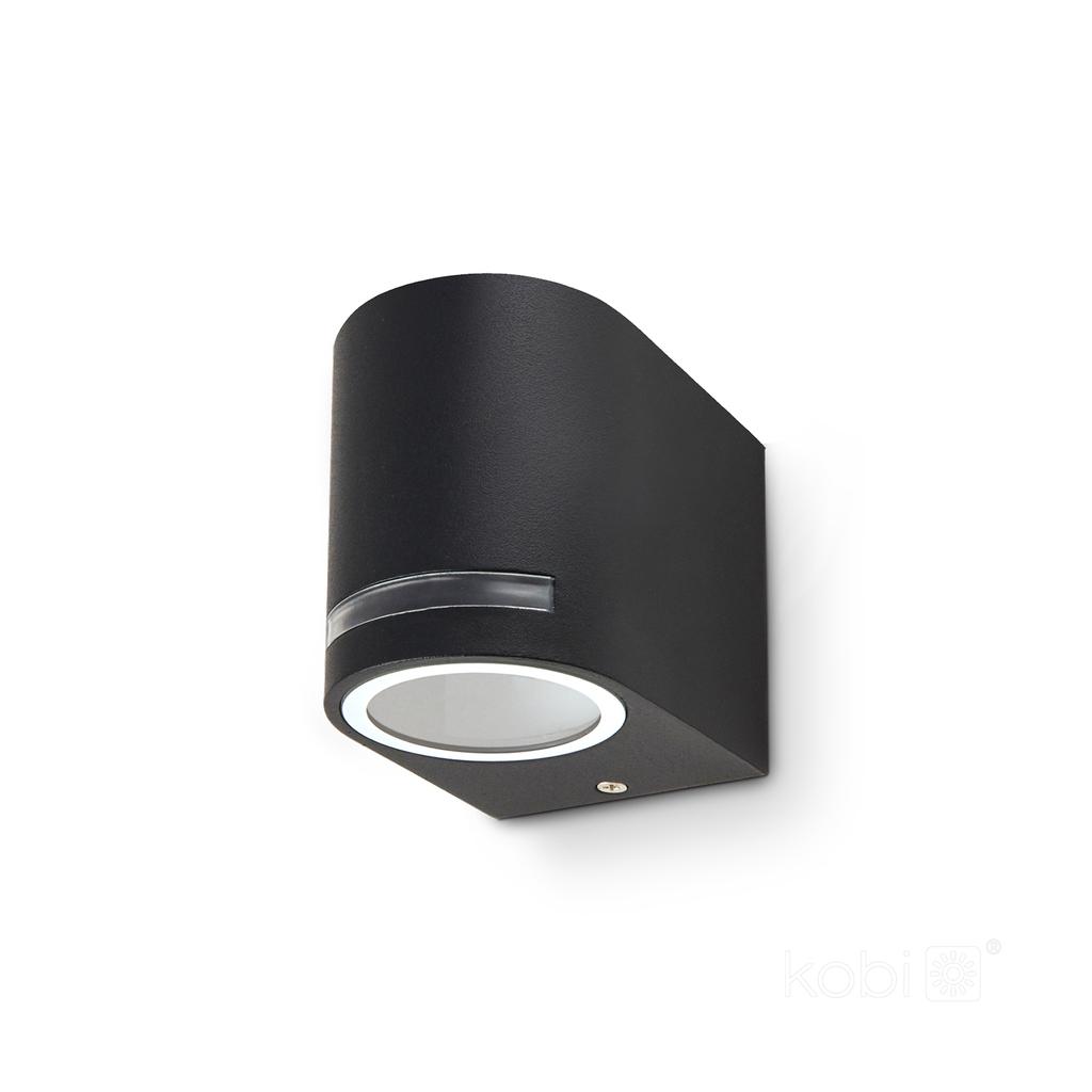 Wall lamp GU10 IP44 black
