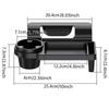 Multifunctional Car Organizer Box With Cup Holder Drink Holder Side Door Window Phone Slot Hanging Storage Rack For Vehicle