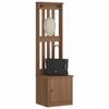 VidaXL Coat Rack SANDNES 45x40x159.5 Cm Solid Pine Wood, Hallway Bench, Hallway Storage Furniture 4010485