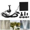 Mini Solar Panel Water Pump DC Brushless 4 Nozzles Solar Fountain Pump 200L/H DIY Solar Water Fountain Water Fountain