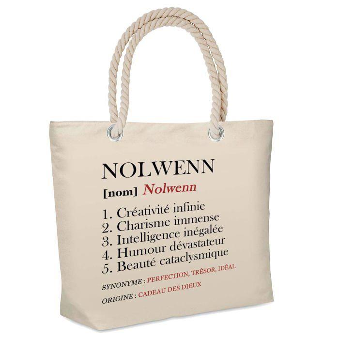 Sac de plage - PLANETEE - Nolwenn Définition - Coton - Isotherme - Grande contenance
