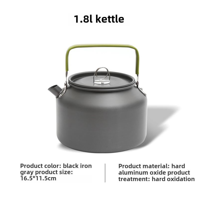 Большой емкости портативный чайник и заварочный чайник для кемпинга на открытом воздухе