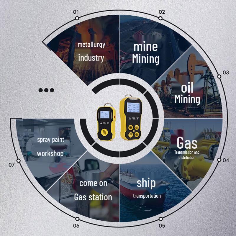 Boschian BH-4 4-in-1 Multi-Gas Detector