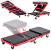 Folding Workshop Seat 91x42cm Black-Red
