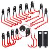 Garage Set of 16 Tool Garage Tool Three Welded Joints for Extra Strength and Increased Weight Capacity by 5kg Two Storage Straps and Two Bicycle