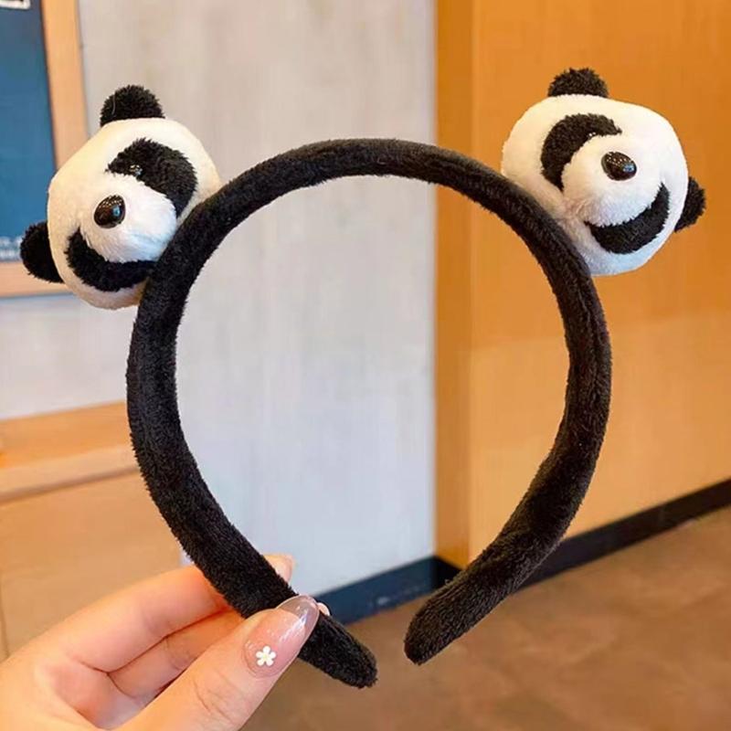 Несколько типов обруч для волос в форме панды с героями мультфильмов, держатель для волос для фотосессии, вечерние головные уборы на Хэллоуин для детей и женщин