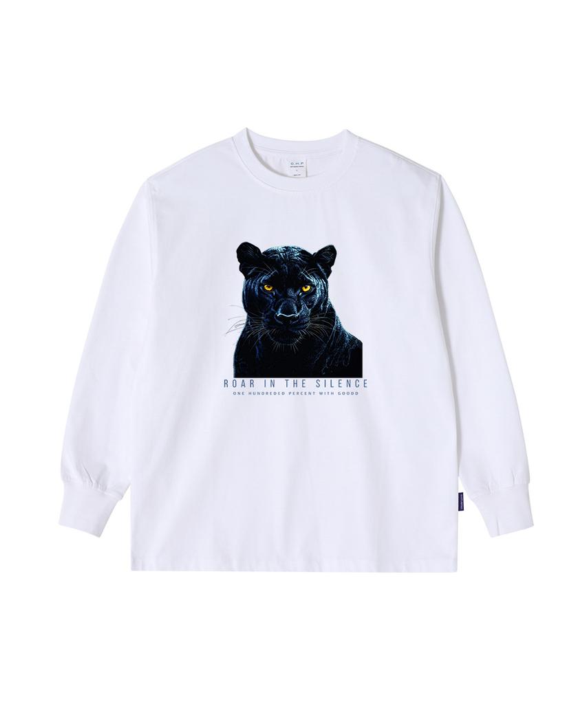 OHP Ohpxgoodd4 Roar In Silence Crew Neck Long Sleeve T-Shirt