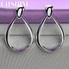 CHSHINE серьги из стерлингового серебра 925 пробы с каплями воды для женщин, свадебные и помолвочные модные очаровательные ювелирные изделия
