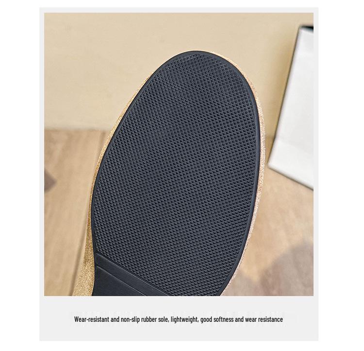 Women's Camel Suede Thigh-High Slouch Boots - Autumn/Winter 2025 Fashion, Flat Heel, Wide Calf, Round Toe