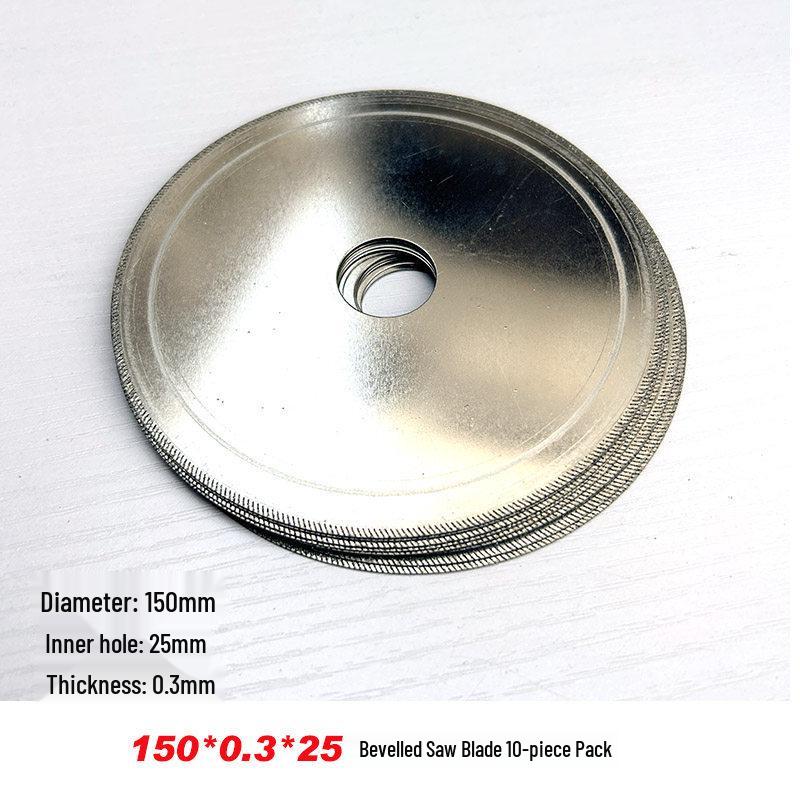Yuhua Double Diamond Bevel Edge Cutting Disc for Jade, Turquoise & Amber - Thin Saw Blade by Feiyue.