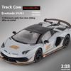 1:18 Scale SVJ63 Alloy Car Toy Model with Sound and Light Pull Back Effect Realistic Details Suitable for Children To Play and Collect Boys Gift