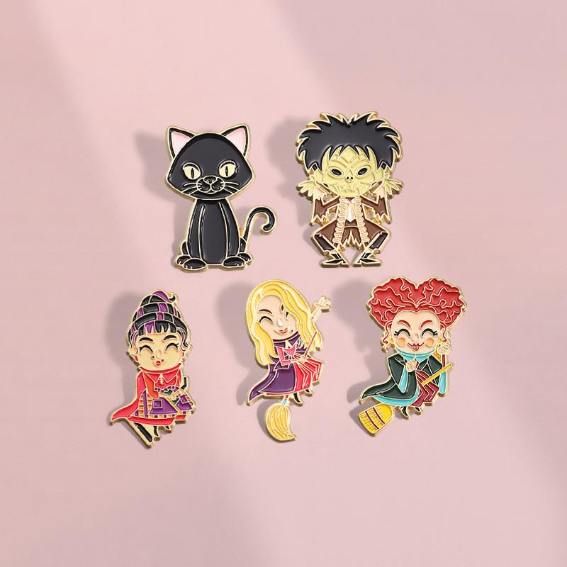 Alloy Cartoon Stylish Brooch Featuring Vibrant Colors And Multifunctional Design For All Genders