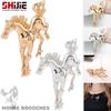 Zodiac Horse Brooch - European & American Fashion Lapel Pin Jewelry