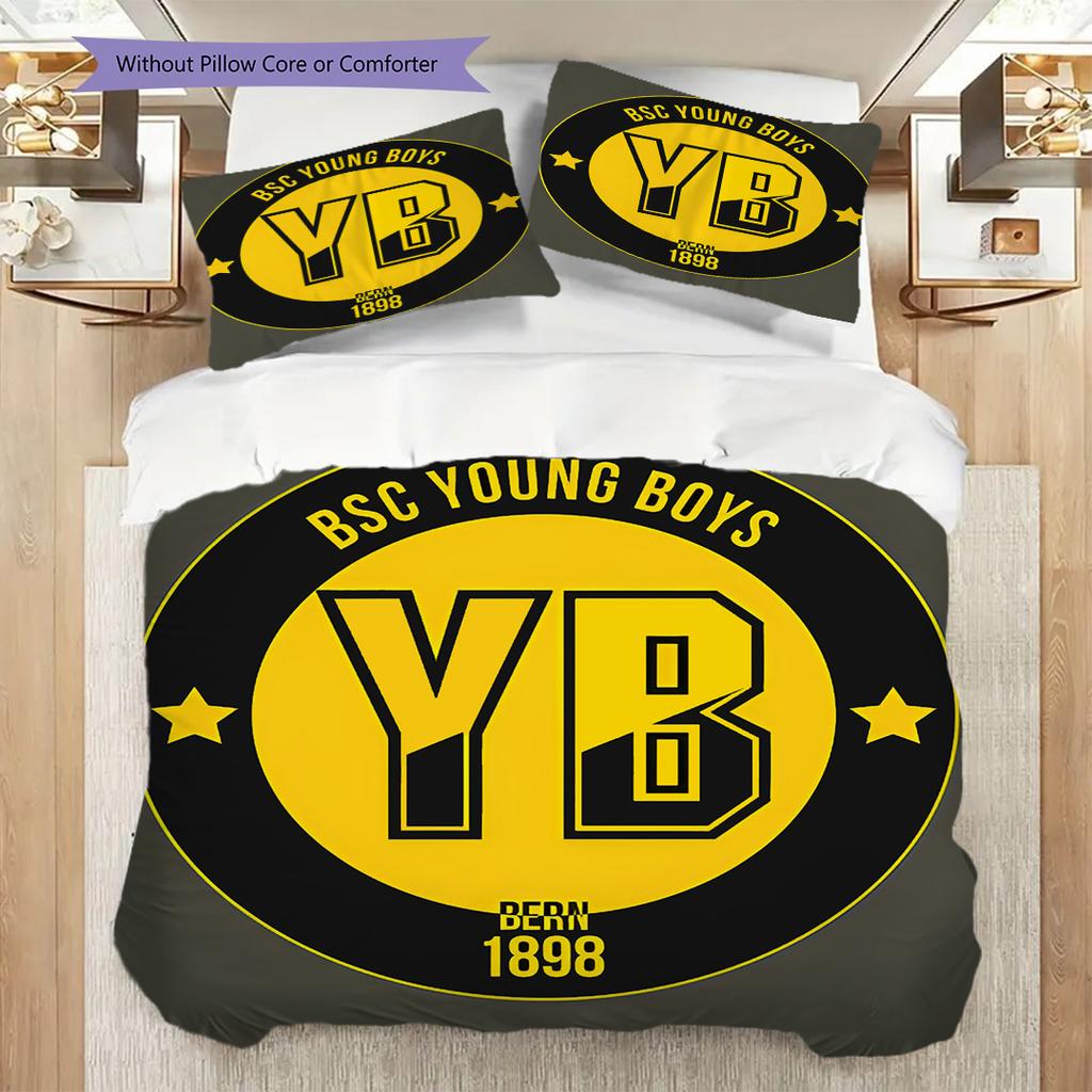 BSC YB Узор Комплект постельного белья Одеяло Покрывало Наволочка Домашний Декор Подарок на День Рождения (1 пододеяльник + 2 наволочки, без наполнителя)