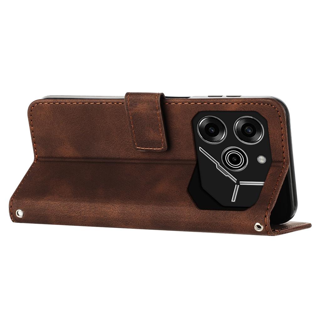 Для TECNO Pova 6 Pro 5G LI9 Чехол Треугольный Тисненый Кожа PU Кошелек Чехол для Смартфона