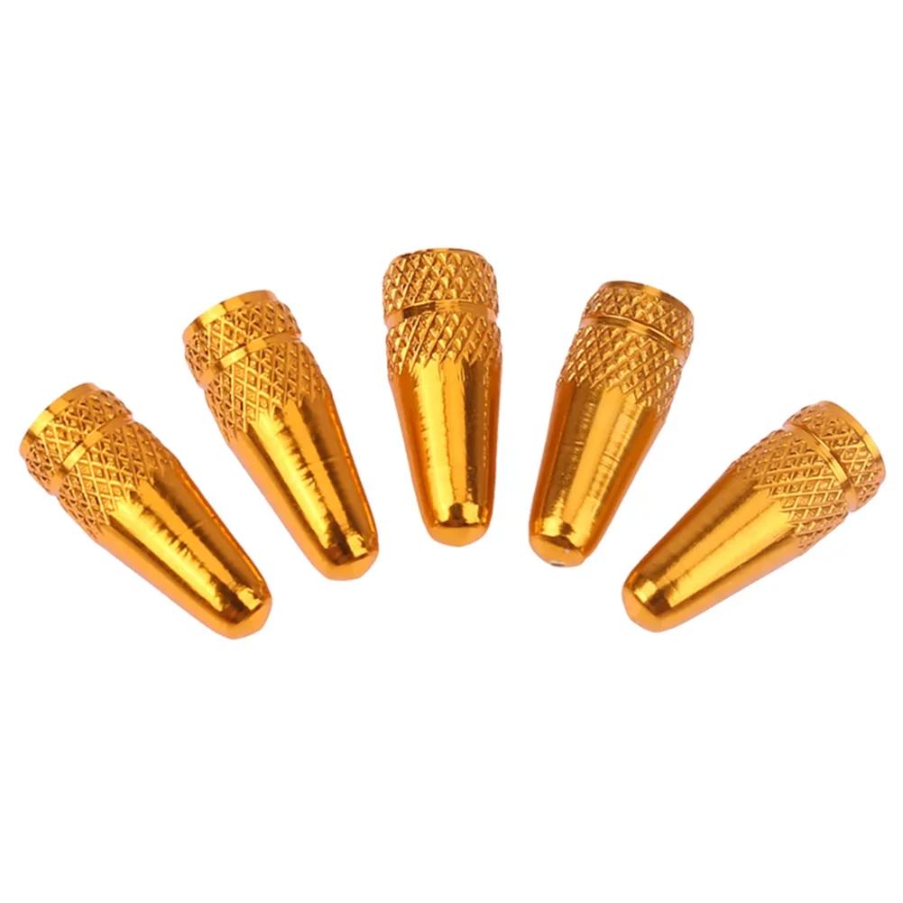 10/5PCS Bicycle Tire Valve Cap Aluminum High Pressure Caps for Presta Valves Colorful Bike Tyre Cap MTB Bike Accessories