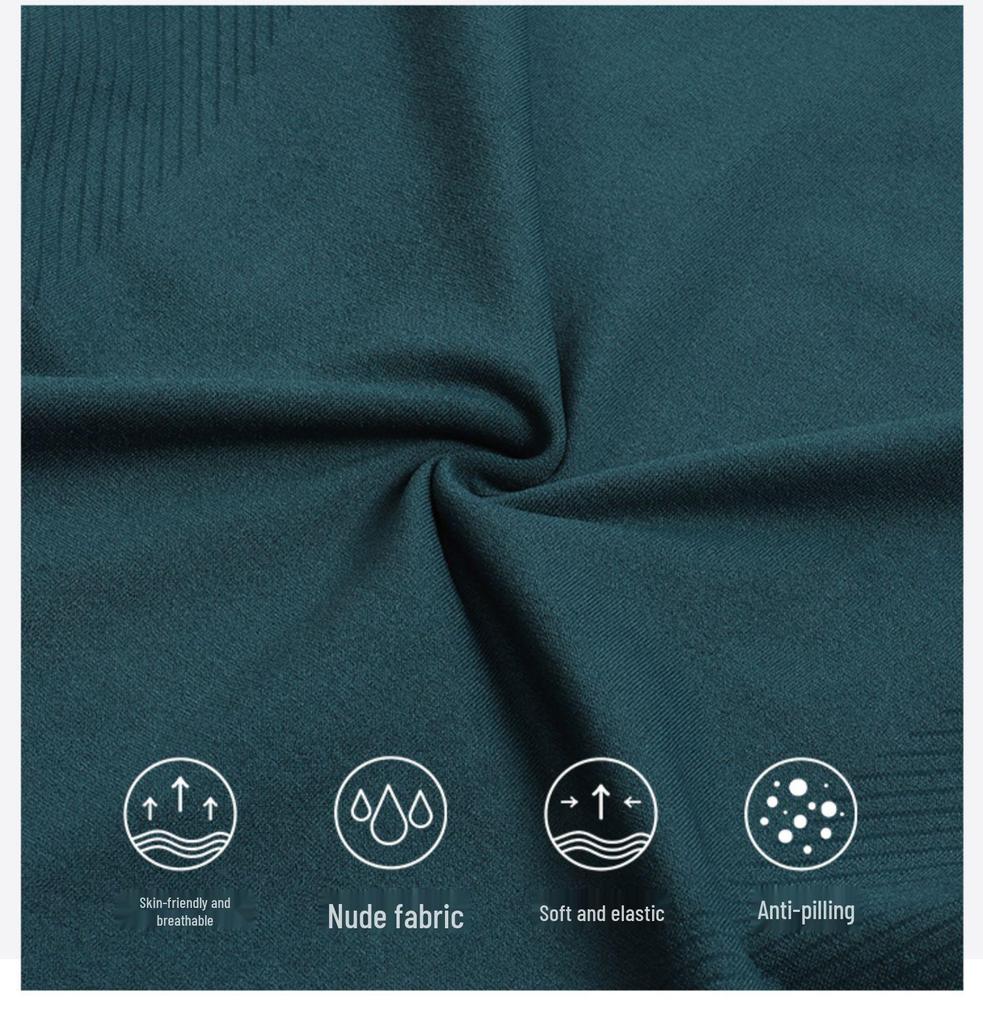 Женская быстросохнущая футболка для йоги и бега - Летняя эластичная посадка для фитнеса и пилатеса