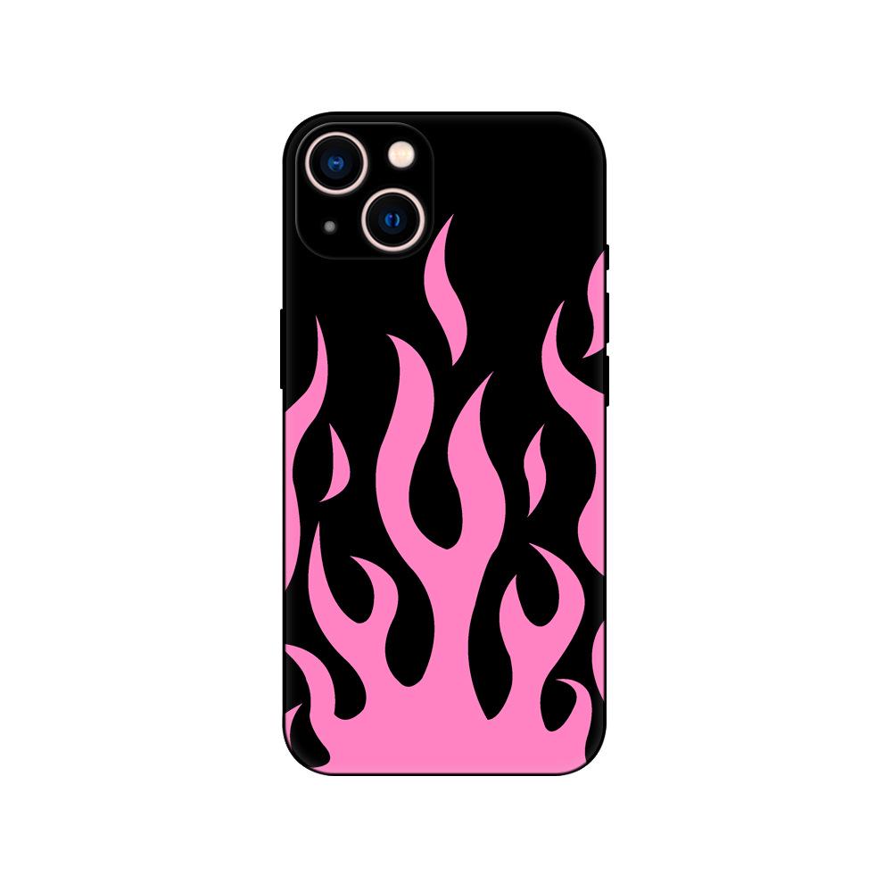 Чехол «Летнее пламя» для iPhone: Совместим с iPhone 14/13/12/11 Pro Max Mini.