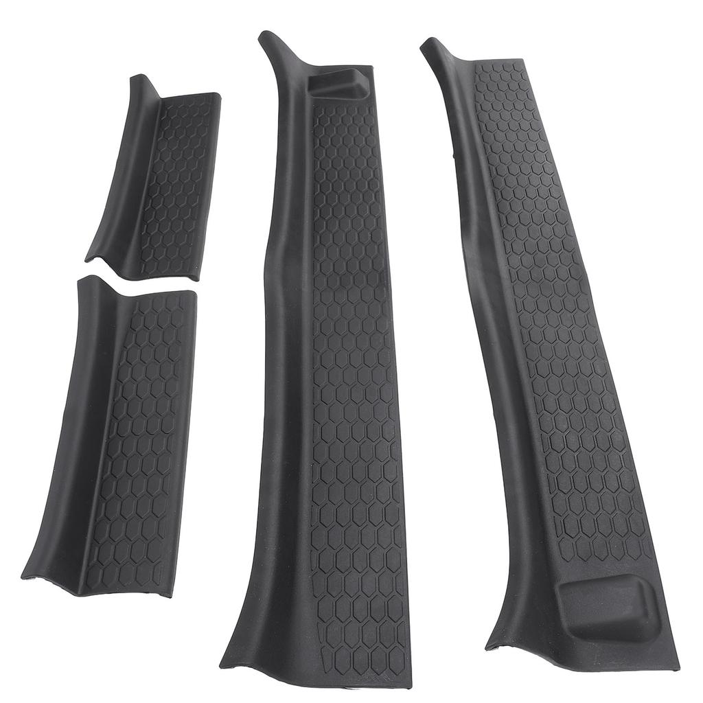 4 шт. автомобильная защита порога передняя задняя защитная противоскользящая текстурированная поверхность порог двери крышка ступеньки для