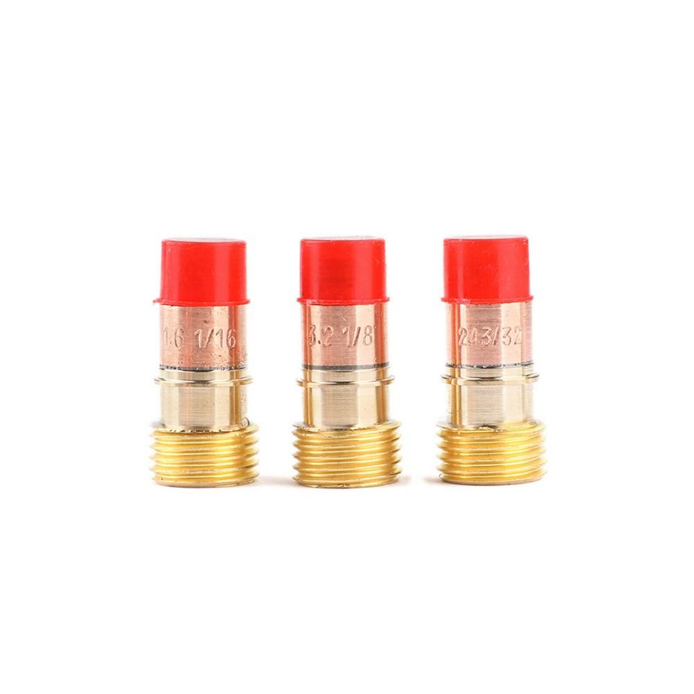 Набор из 31 комплекта сварочных пистолетов TIG с короткими газовыми линзами № 12