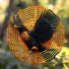 Black Eagle Wind Spinner 10 Inch Metal Hanging Wind Chime 360 Degree Hook Classic Design for Garden Lawn Decor All Seasons Gift