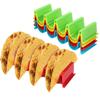 Oven Plastic Sturdy Wave Shaped Convenient Tortilla Tray Taco Shell Stand Taco Holder Kitchen Tools