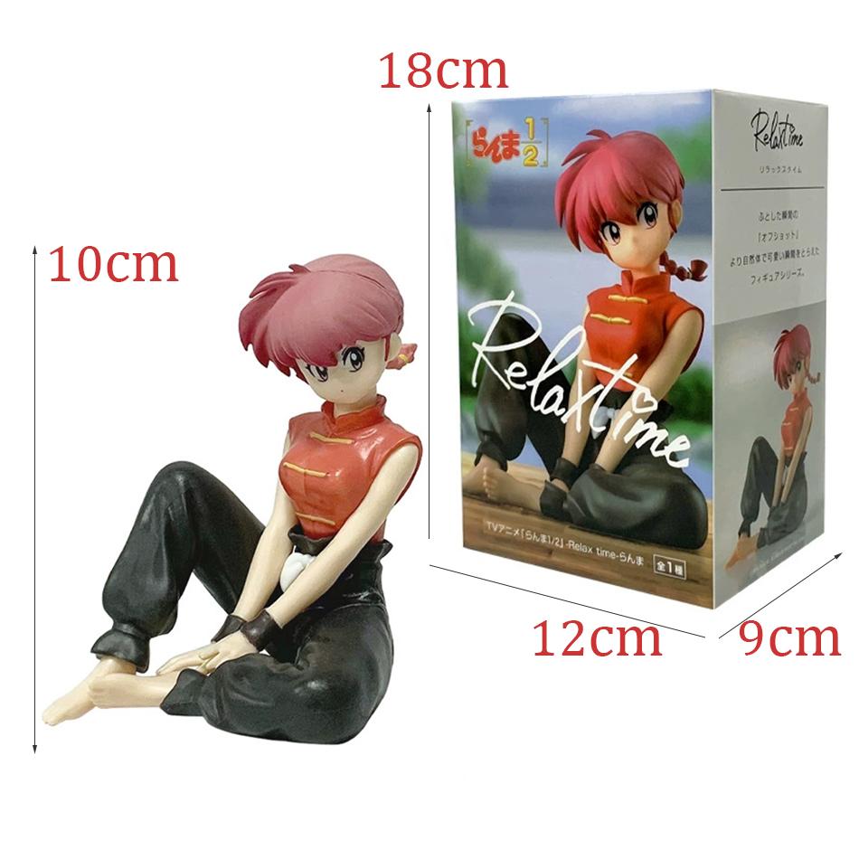 BANDAI BANPRESTO Ранма 1/2 Relax Time Шампунь Тэндо Аканэ Ранма ПВХ Фигурка Модель Коллекционная Фигурка Игрушка Подарки